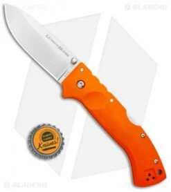 Cold Steel Ultimate Hunter Lockback Knife Blaze Orange G-10 (3.5" Satin) 30URY -Cold Steel Cold Steel Ultimate Hunter LB Blaze Orange G 10 Satin 30URY BHQ 52026 jr bottlecap