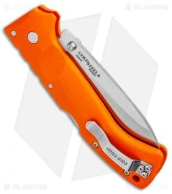Cold Steel Ultimate Hunter Lockback Knife Blaze Orange G-10 (3.5" Satin) 30URY -Cold Steel Cold Steel Ultimate Hunter LB Blaze Orange G 10 Satin 30URY BHQ 52026 jr side