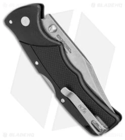 Cold Steel Verdict Clip Point Tri-Ad Lock Knife Black GFN (3" Stonewash) -Cold Steel Cold Steel Verdict Tri Ad CP Black GFN SW BHQ 139973 jr side