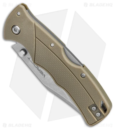 Cold Steel Verdict Clip Point Tri-Ad Lock Knife FDE GFN (3" Stonewash) 4 Cold Steel Verdict Clip Point Tri-Ad Lock Knife FDE GFN (3" Stonewash) - Image 2