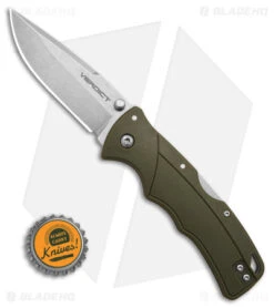 Cold Steel Verdict Tri-Ad Lock Knife Spear Point OD Green GFN (3" SW) 9 Cold Steel Verdict Tri-Ad Lock Knife Spear Point OD Green GFN (3" SW) -Cold Steel Cold Steel Verdict Tri Ad Lock Knife Spear Point OD Green GFN 3in SW BHQ 139978 td size