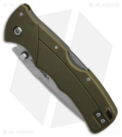 Cold Steel Verdict Tri-Ad Lock Knife Spear Point OD Green GFN (3" SW) 4 Cold Steel Verdict Tri-Ad Lock Knife Spear Point OD Green GFN (3" SW) - Image 2