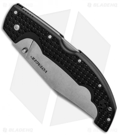 Cold Steel Voyager XL Clip Point Tri-Ad Lock Knife (5.5" Stonewash AUS-10A) 4 Cold Steel Voyager XL Clip Point Tri-Ad Lock Knife (5.5" Stonewash AUS-10A) - Image 2