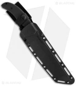 Cold Steel Warcraft Tanto Knife Fixed Blade (7.5" Black Plain) 13TL -Cold Steel cold steel 13tl warcraft tanto sheath
