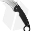 Cold Steel Tiger Claw Karambit Lockback Knife (3.25" Satin Full Serr) 22KFS -Cold Steel cold steel 22kfs cm