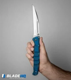 Cold Steel Frenzy I Tri-Ad Lock Knife Black/Green G-10 (5.5" Satin) 62P1A -Cold Steel cold steel frenzy ii blue BHQ 52069 hand dl