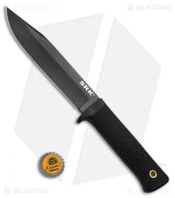 Cold Steel SRK Survival Rescue Knife Tactical Fixed Blade (6" Black SK-5) -Cold Steel cold steel srk tactical BHQ 52053 dl bottlecap
