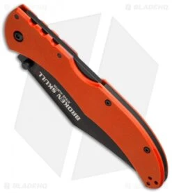 Cold Steel Broken Skull I Lock Back Knife Orange G-10 (4" Black CTS-XHP) 54SBOR -Cold Steel cold steel steve austin broken skulls i 54sbor bottom cm