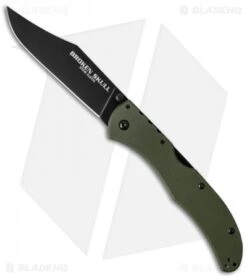 Cold Steel Broken Skull III Knife OD Green G-10 (4" Black CPM-S35VN) 54S3A