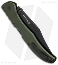 Cold Steel Broken Skull III Knife OD Green G-10 (4" Black CPM-S35VN) 54S3A -Cold Steel cold steel steve austin broken skulls iII 54sbg side cm bhq 34586 jr
