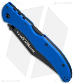 Cold Steel Broken Skull IV Knife Blue G-10 (4" Black CTS-XHP) 54SBLU -Cold Steel cold steel steve austin broken skulls iv 54sblu bottom cm