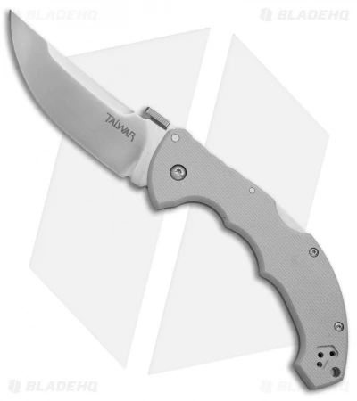 Cold Steel 4" Talwar Lockback Knife Gray G-10 (Satin CTS-XHP) 21TLVSLV 3 Cold Steel 4" Talwar Lockback Knife Gray G-10 (Satin CTS-XHP) 21TLVSLV