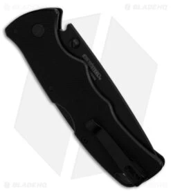 Cold Steel Verdict Tanto Tri-Ad Lock Knife Black G-10 (3" Black) AUS-10A -Cold Steel cold steel verdict tanto tri ad lock knife black g10 3in black bhq139972 hd side